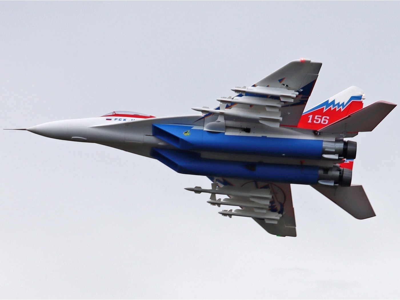 MiG-29 Fulcrum Red Star 80mm EDF Jet mit Gyro - Vector PNP-Set, Freewing – Bild 3