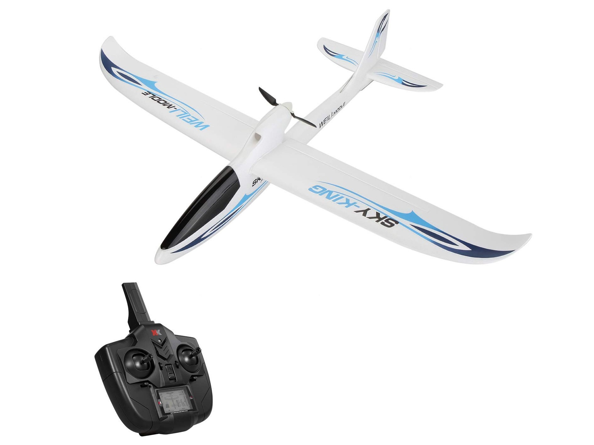 WLToys Segelflugzeug Sky King F959S, Spw 750mm, RTF-Set mit Gyro