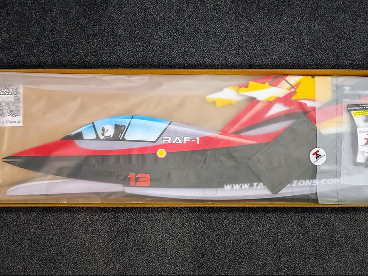 RAF-1 EPP 3D Jet - 660mm - KIT-Bausatz aus EPP - rot - TA Horizons