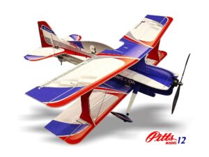 Pitts Model 12 - 3D - 762mm - KIT-Bausatz aus EPP - blau - TA Horizons