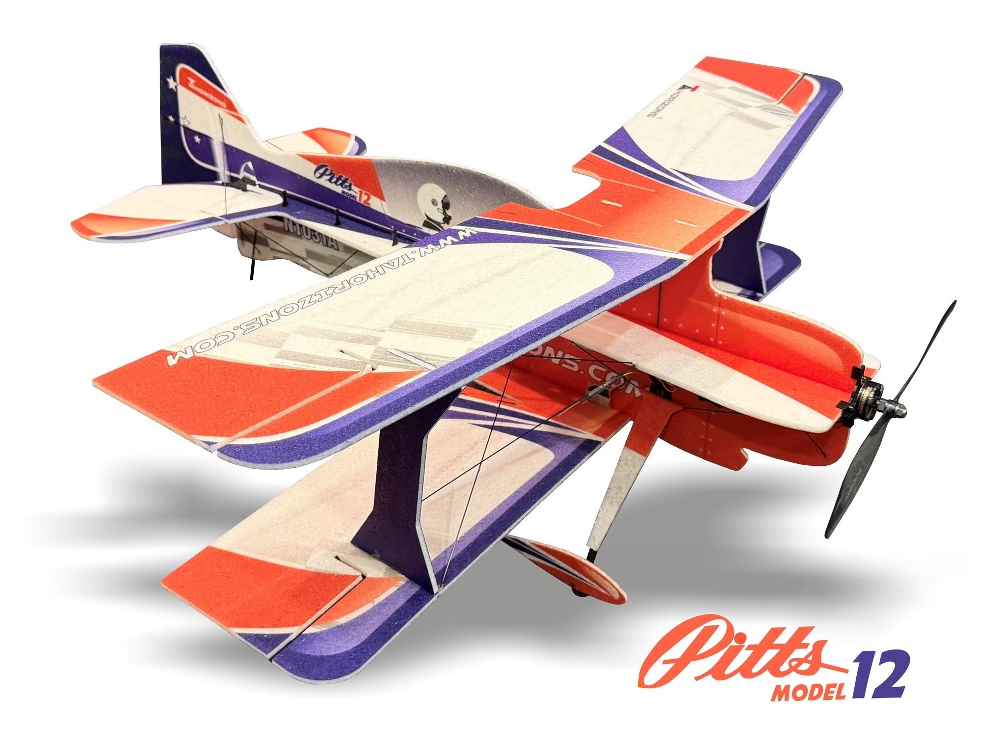 Pitts Model 12 - 3D - 762mm - KIT-Bausatz aus EPP - orange - TA Horizons