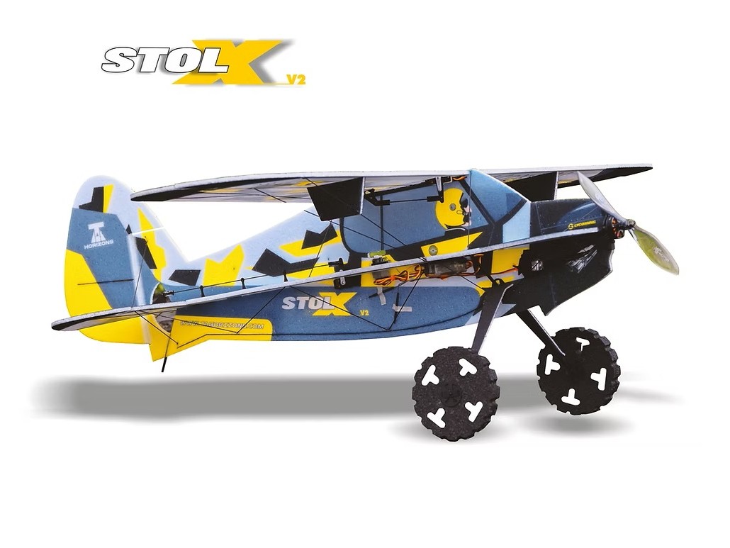 Stol X V2 3D - 940mm - KIT-Bausatz aus EPP - Camouflage Gelb - TA Horizons