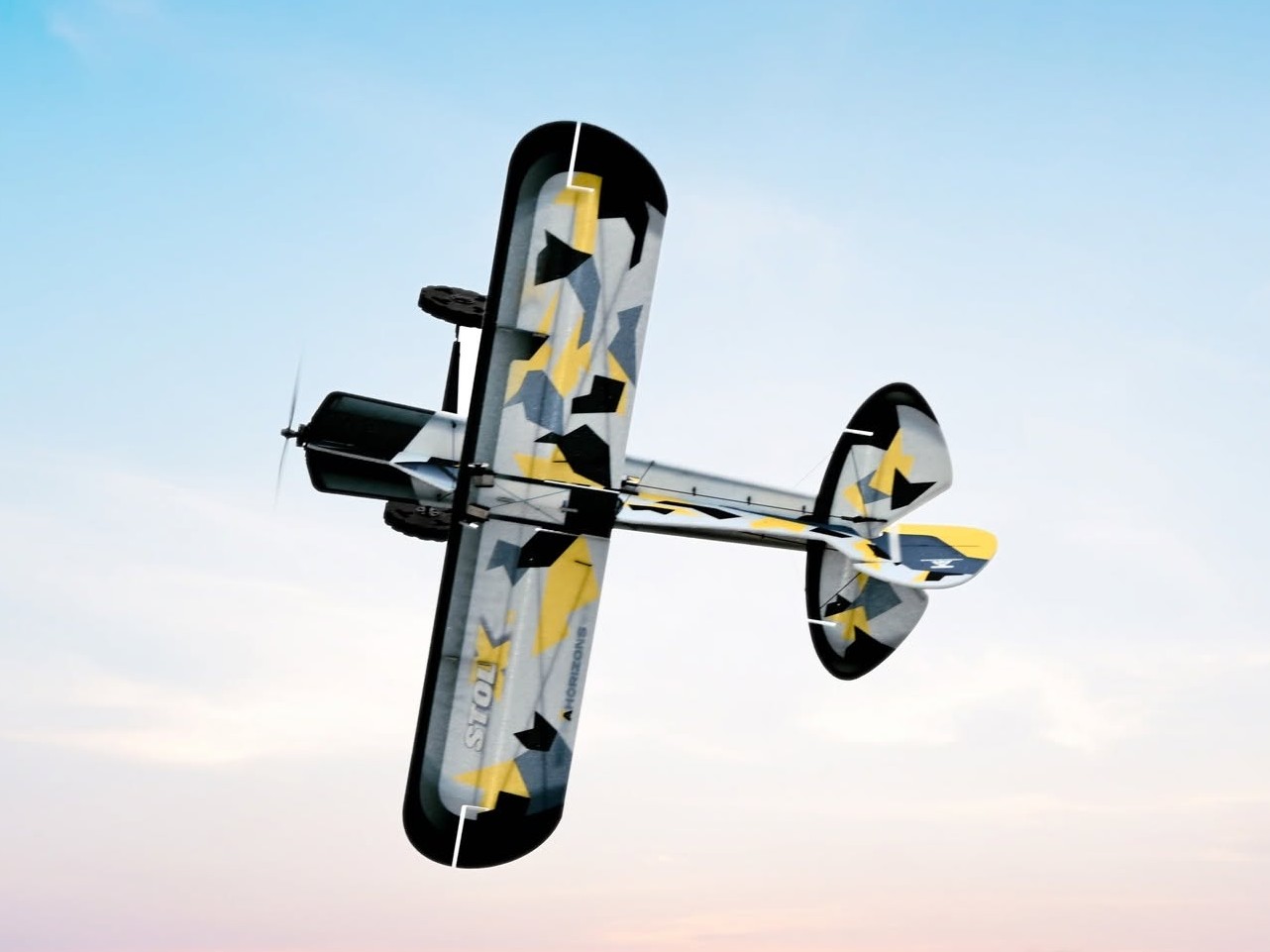 Stol X V2 3D - 940mm - KIT-Bausatz aus EPP - Camouflage Gelb - TA Horizons – Bild 5