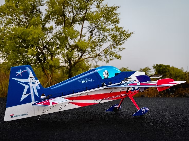 Wicked Slick Pro V2 33" 3D - 838mm - KIT-Bausatz aus EPP - AJ Scheme blau - TA Horizons – Bild 6