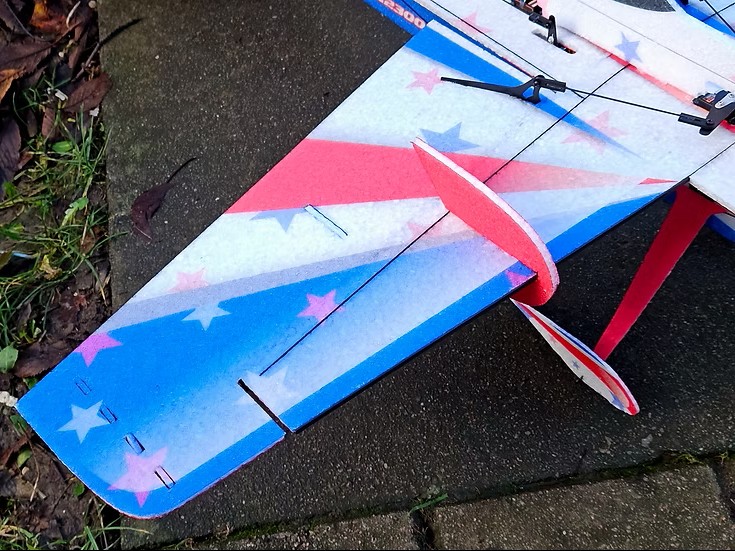 Laser Z2300 33" 3D - 838mm - KIT-Bausatz aus EPP - Rory Tooley Edition - TA Horizons – Bild 3