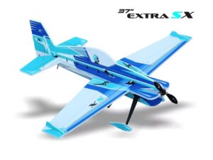 Extra SX 3D 37" - 940mm - KIT-Bausatz aus EPP - AJ Scheme blau - TA Horizons