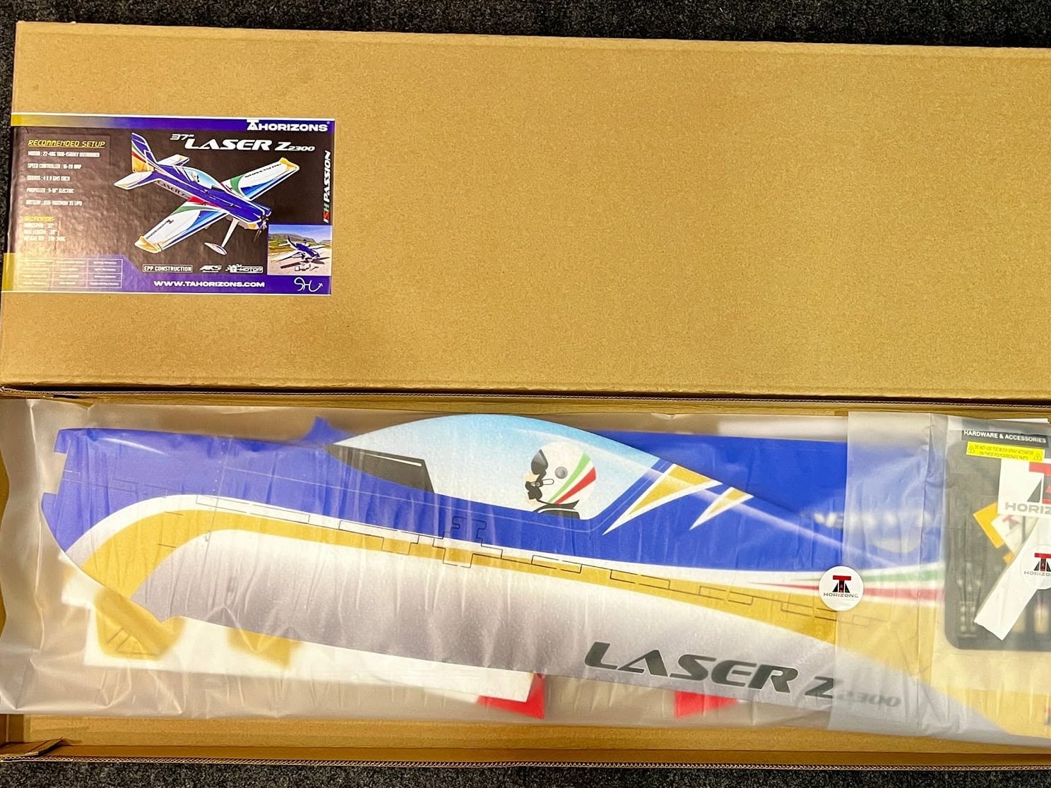 Laser Z2300 - 37" 3D - 940mm - KIT-Bausatz aus EPP - SH Passion - TA Horizons – Bild 6