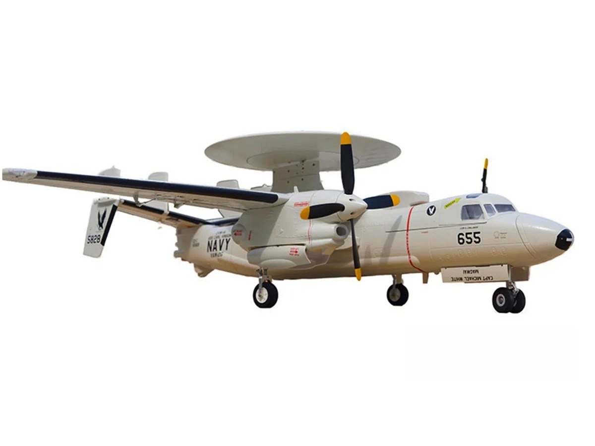Grumman E-2 Hawkeye AEW, Spw 1500mm, PNP-Set - Dynam