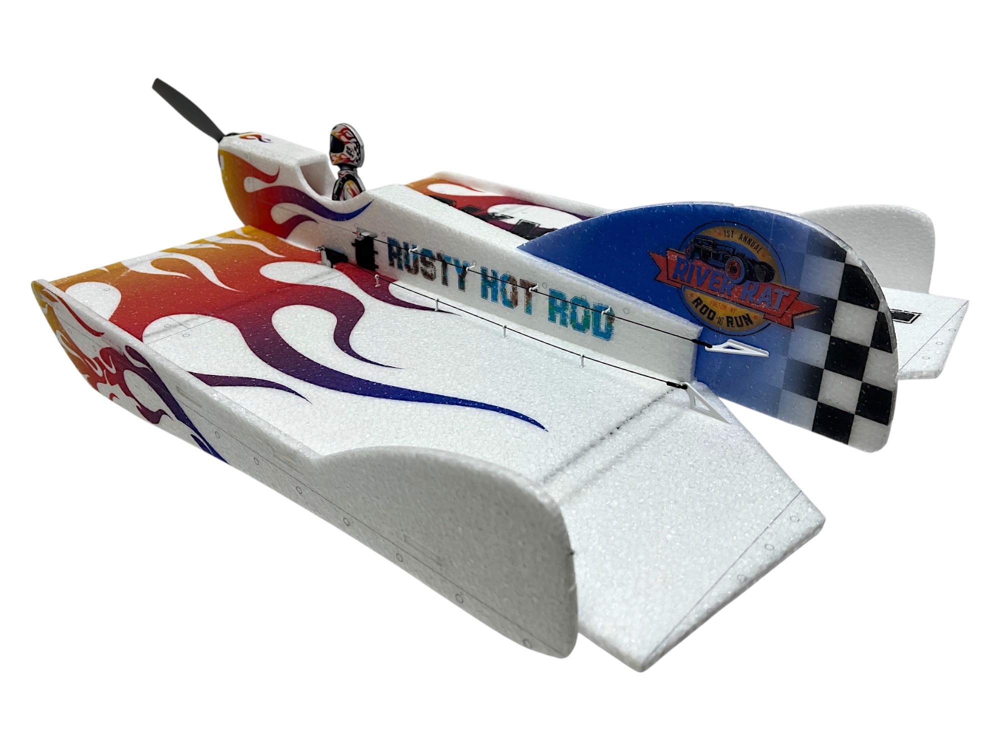 Sky Cart blau - Fun Racer, Länge 610mm, KIT-Version aus 8mm EPP - RC-Factory – Bild 3