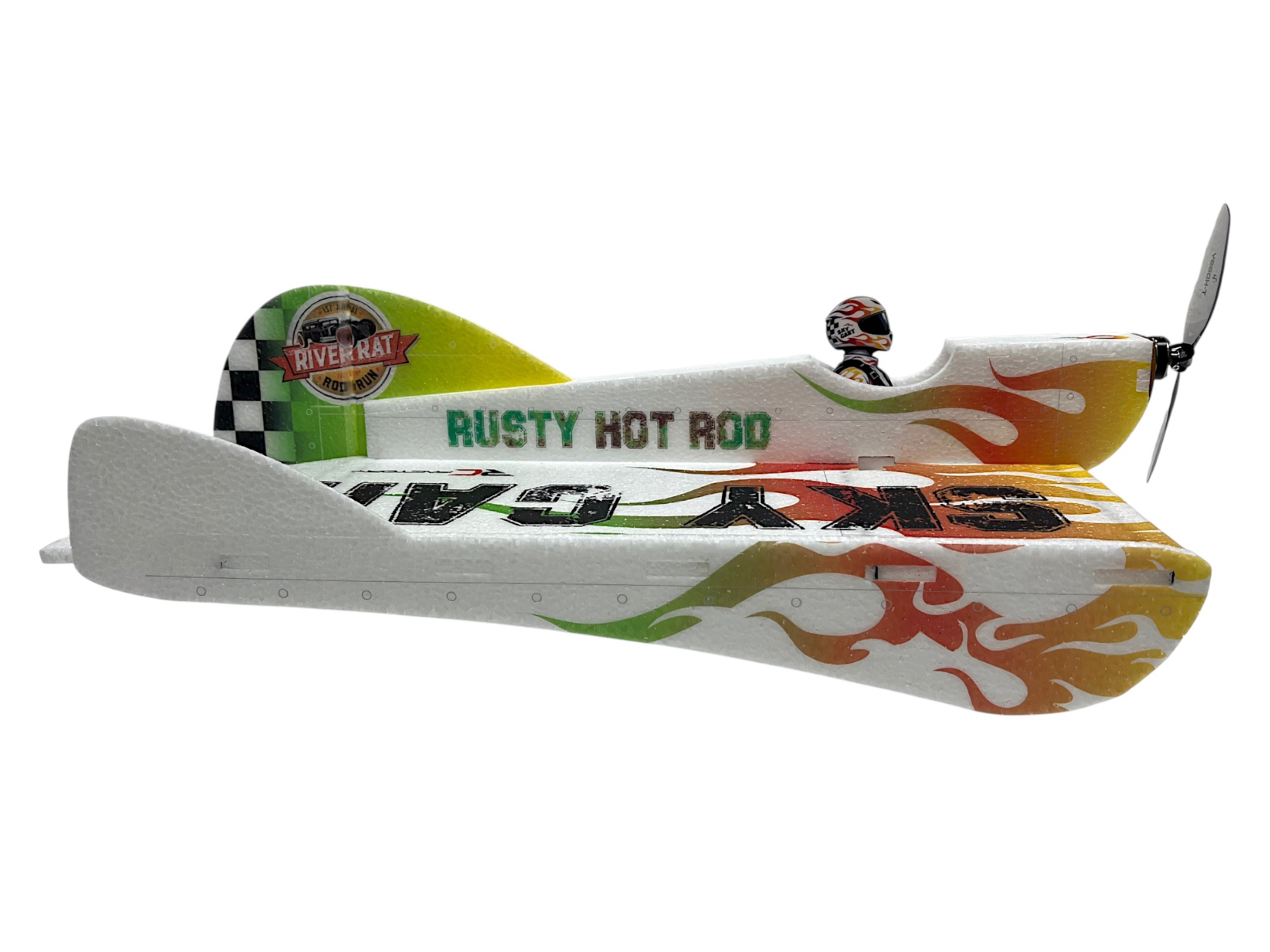 Sky Cart grün - Fun Racer, Länge 610mm, KIT-Version aus 8mm EPP - RC-Factory – Bild 2