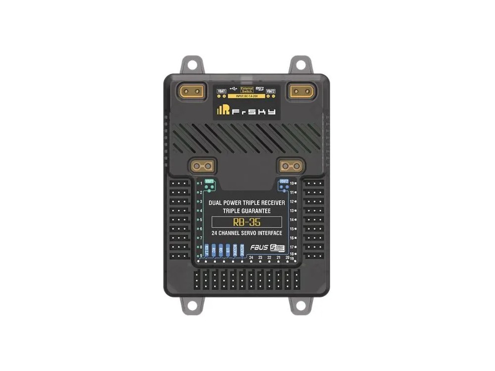 FrSky Akkuweiche RB35 - Redundancy Bus mit Dual BEC und externer LED-Anzeige