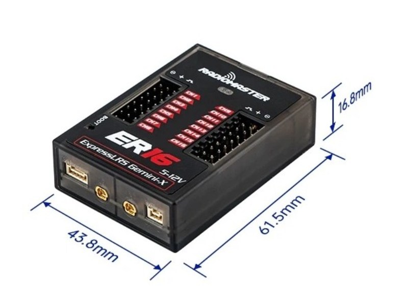 RadioMaster ER16 PWM - Dual-Band GEMINI & GEMINI-X Empfänger - EU-LBT – Bild 6