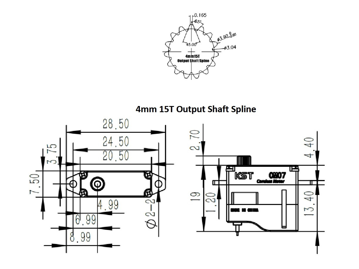 KST Servo CM07 HV - 7.5mm - 2.4 kg Stellkraft – Bild 6