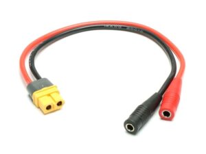 Adapter - Ladekabel 4mm Banana Plug auf XT60 Stecker