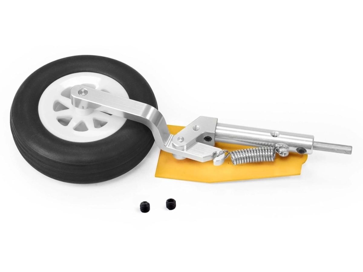 Freewing Haupt-Fahrwerksbein Links zu Avanti S V2 - yellow - 80mm, Spw 1236mm