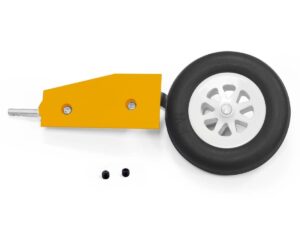 Freewing Haupt-Fahrwerksbein Rechts zu Avanti S V2 - yellow - 80mm, Spw 1236mm
