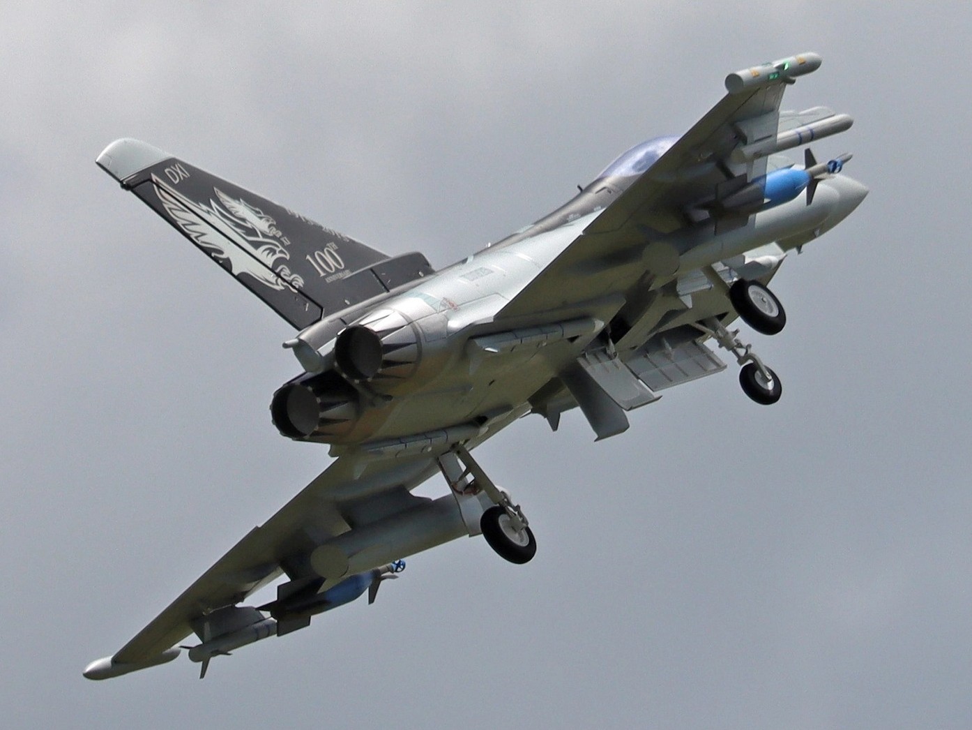Eurofighter Typhoon V2, 90mm EDF Jet mit Gyro, Spw 1030mm, 8S PNP-Set, Freewing – Bild 6