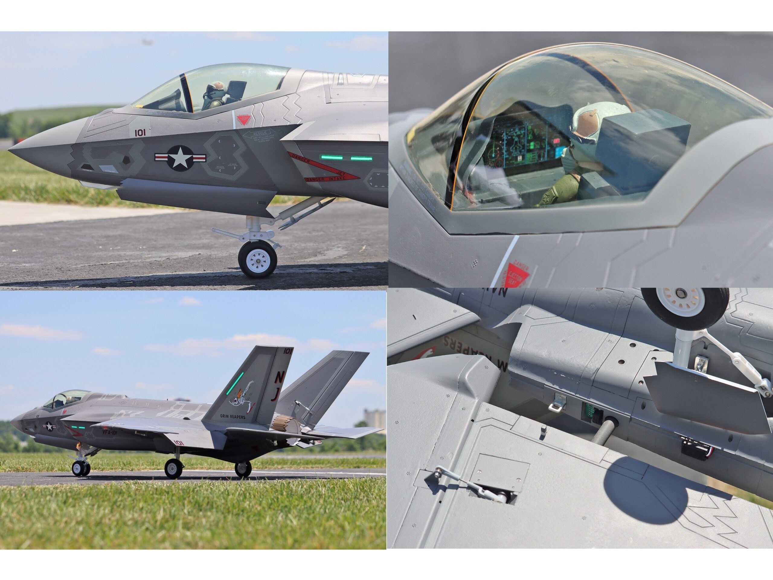 F-35C Lightning II - 110mm EDF Jet mit Gyro - 12S PNP-Set von Freewing – Bild 6