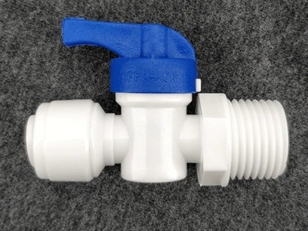KegLand duotight Kugelhahn Absperrventil 9.5 mm (3/8") Steckanschluss x 1/2" Aussengewinde