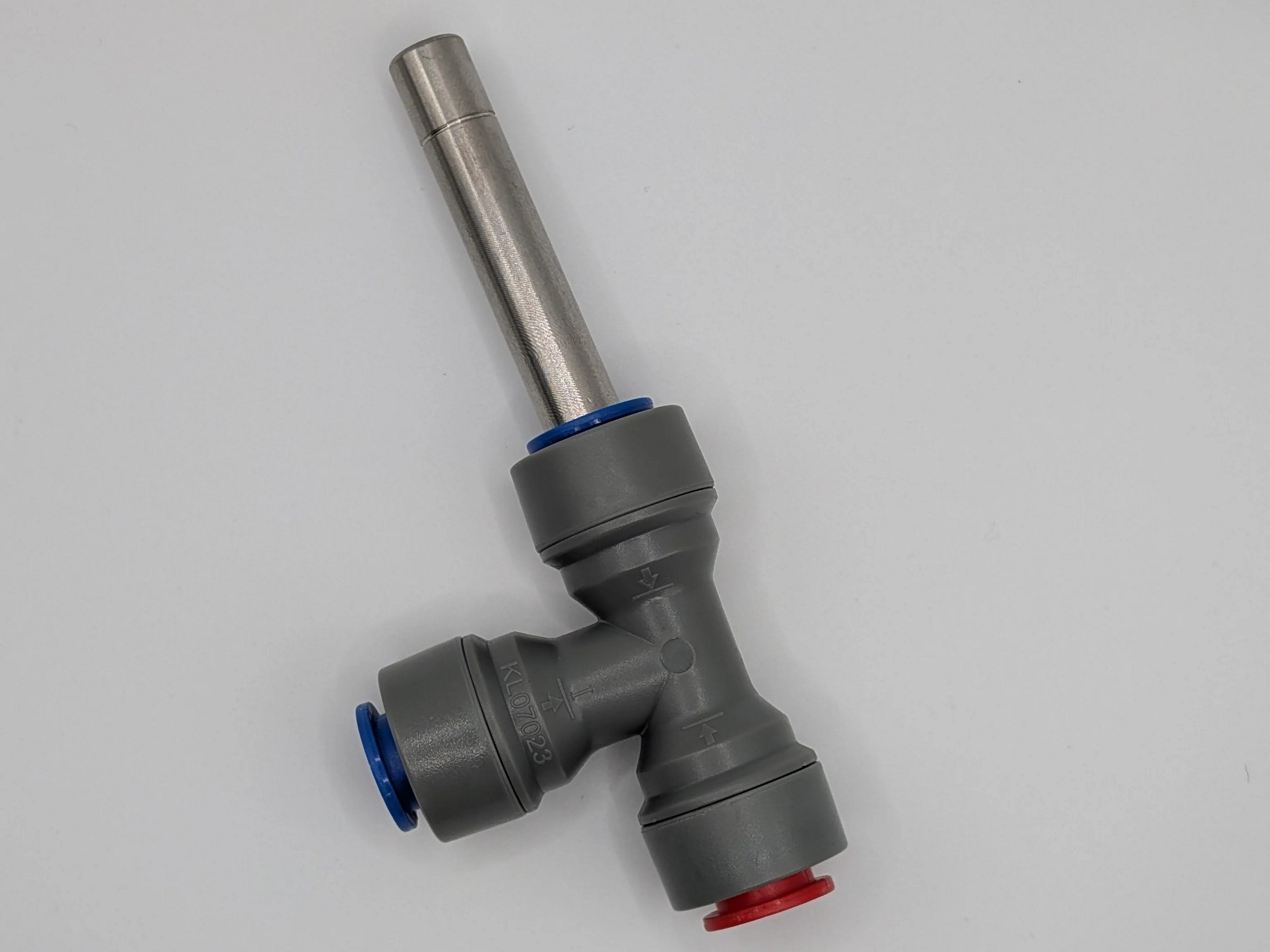 KegLand duotight 9.5 mm (3/8") T-Stück mit Tauchhülse für Fühler (3.5 - 4.5 mm) – Bild 2