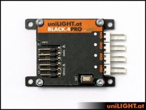 uniLIGHT 4-Kanal PRO, BLACK.4+ PLUS PRO - MODUL-B4PRO