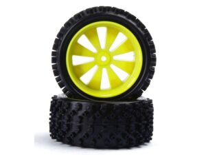 Räder-Set (Reifen mit Felgen) zu Buggy 1:5 (2Stk) 112025