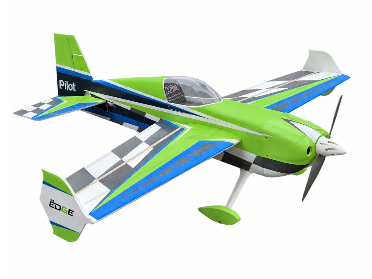 Edge 540 39" Elektro, Spw 965mm, ARF-Set, Grün/Blau PILOT-RC