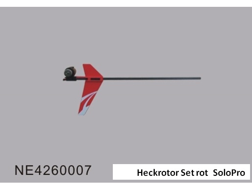 Heckrotor Set zu SoloPro rot, Nine Eagles NE4260007