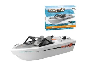 RC Jetboot Sea-god 6 - weiss - 1:12 - Brushless RTR-Set