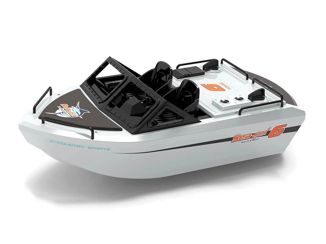 RC Jetboot Sea-god 6 - weiss - 1:12 - Brushless RTR-Set – Bild 2