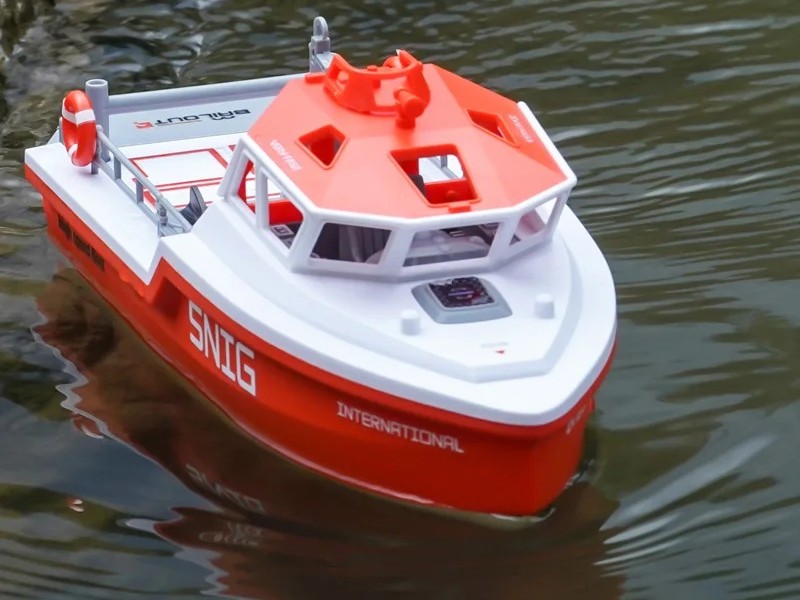 RC Rettungsboot Brushless - weiss - 1:32 - Brushless RTR-Set – Bild 3
