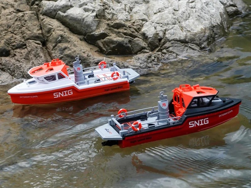 RC Rettungsboot Brushless - weiss - 1:32 - Brushless RTR-Set – Bild 4
