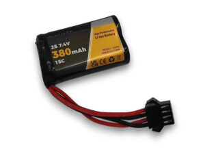 Li-Ion Akku 2S / 7.4V, 380mAh zu Tumbler, Vector 30, XS, Claymore Volantex