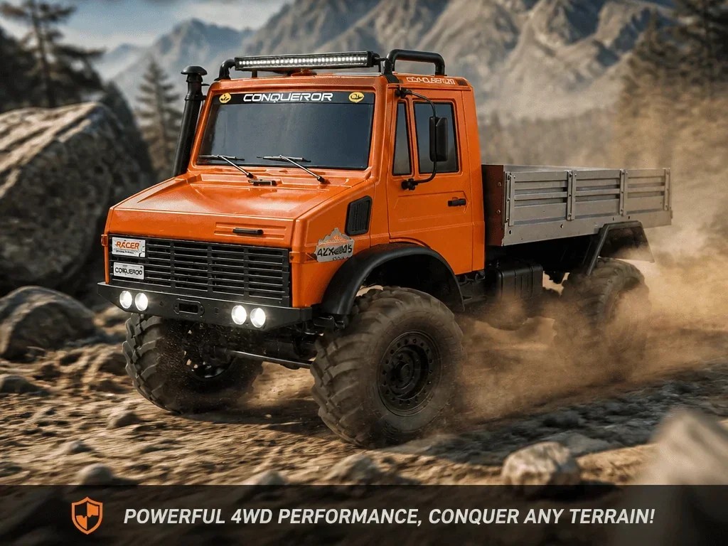 WLtoys Big Shark Conqueror 1:6 - 4WD Crawler-Truck - ARTR-Set - rot – Bild 2