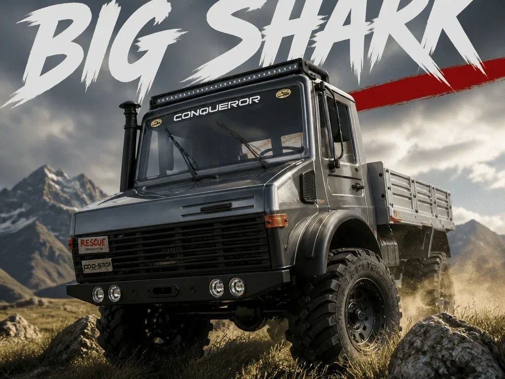 WLtoys Big Shark Conqueror 1:6 - 4WD Crawler-Truck - ARTR-Set - silber – Bild 2
