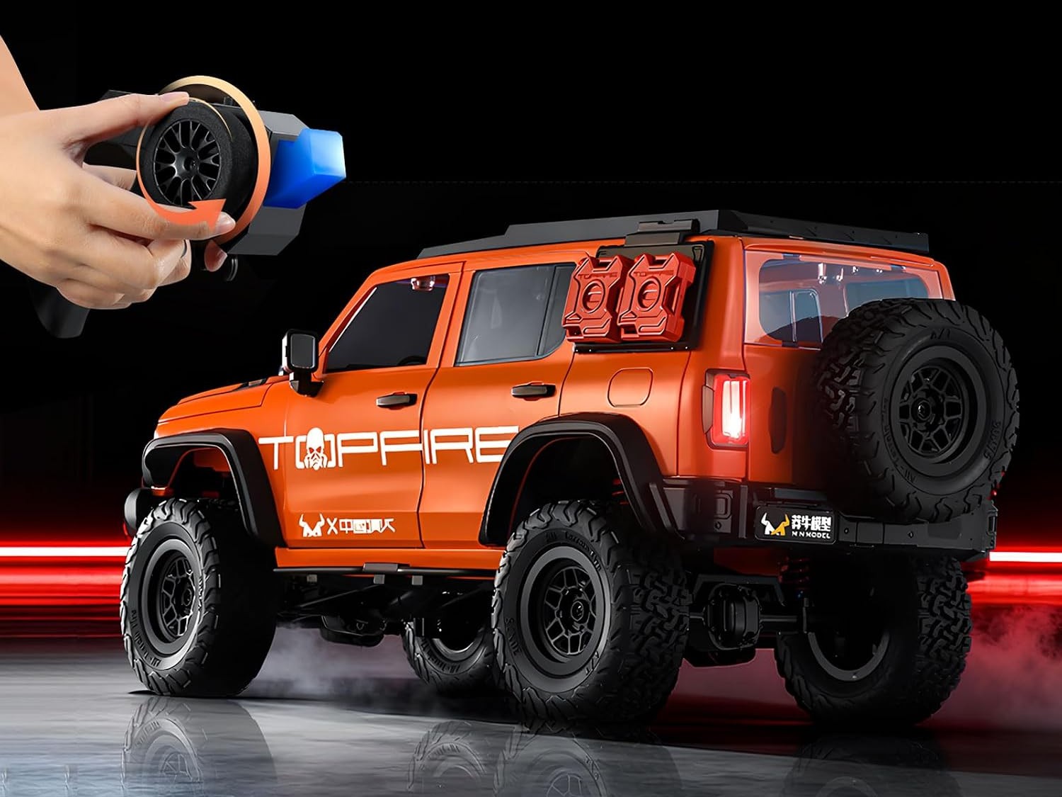 RC Crawler MN300 TOPFIRE Tank 300 - orange - 1:12 - 4WD – Bild 2