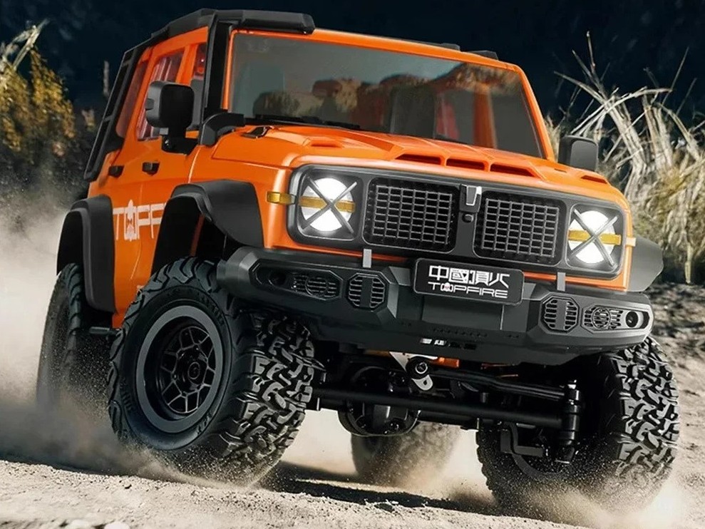 RC Crawler MN300 TOPFIRE Tank 300 - orange - 1:12 - 4WD – Bild 3