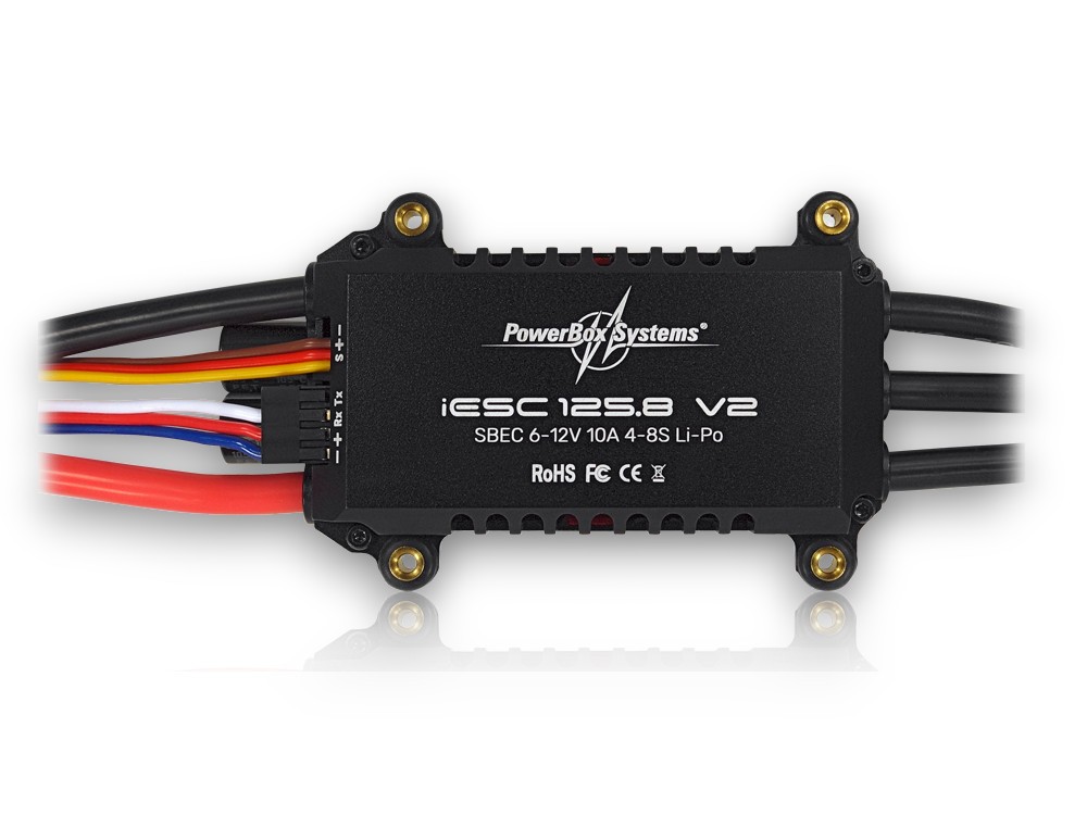 PowerBox Regler iESC 125.8 V2 - 125A - für 4S-8S LiPos – Bild 3