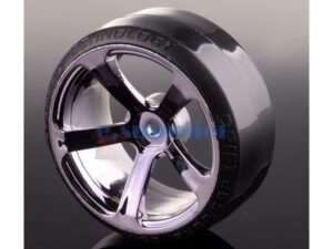 Drift-Reifen mit Felge - HART - 26mm - zu 1:10 RC Drift Car - im 4er-Set