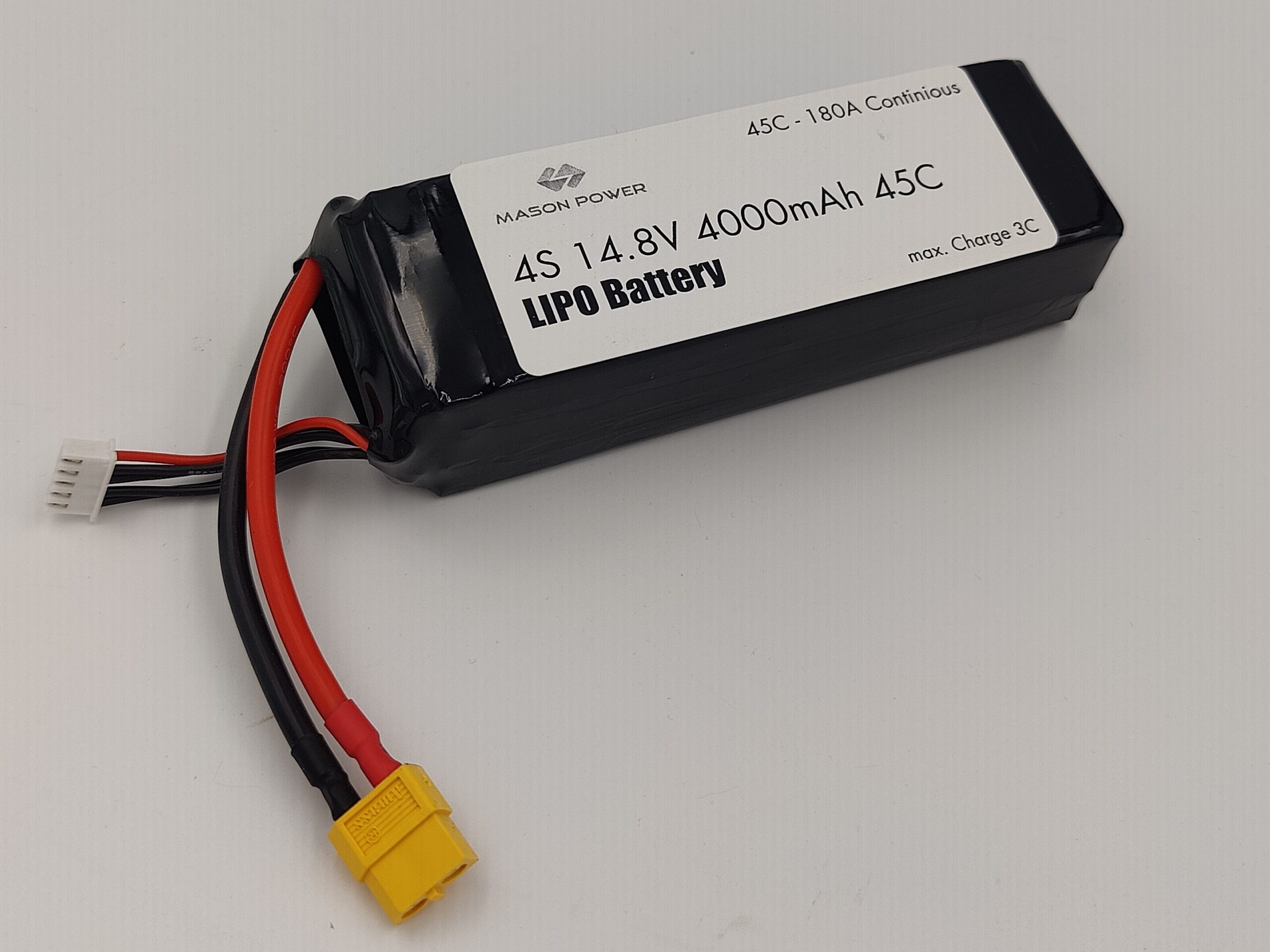 MASON LiPo Akku 4S/14.8V 4000mAh 45C - XT60